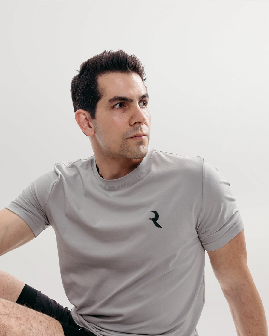 Men’s Active Dry T-Shirt Lightweight - OLIVE GRAY