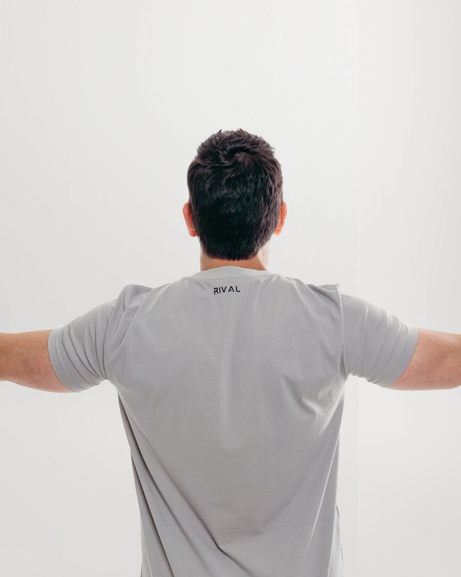 Men’s Active Dry T-Shirt Lightweight - OLIVE GRAY