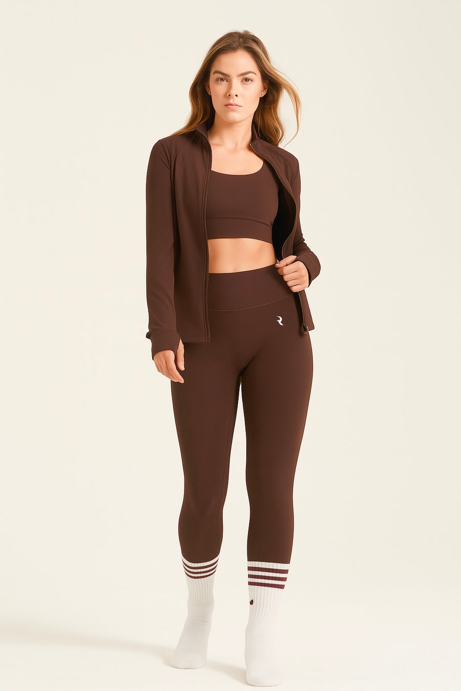 Impact Seamless Leggings – Women’s Scrunch Fitness & Yoga Pants - BROWN