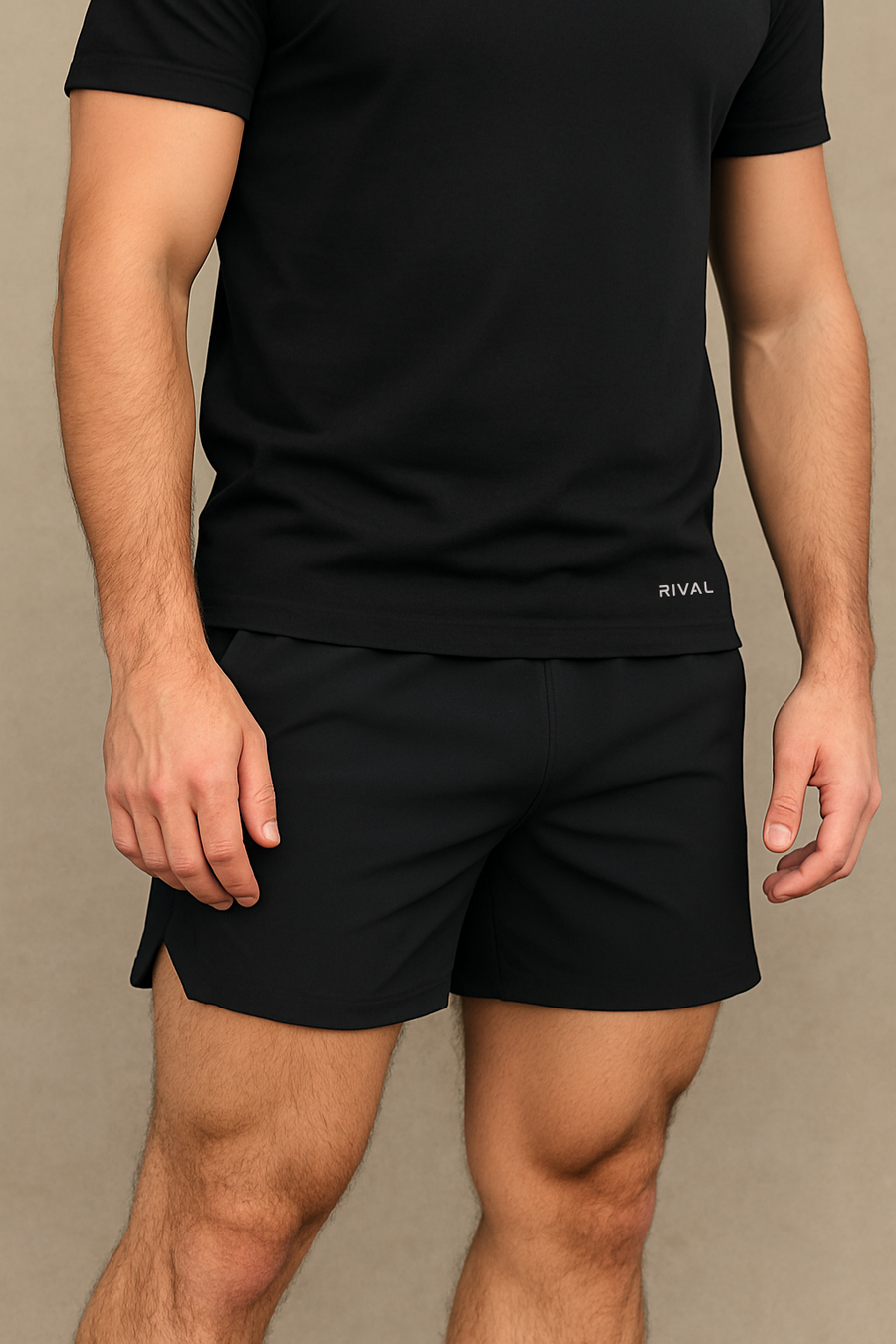 Men’s Quick-Dry Training T-Shirt – BLACK