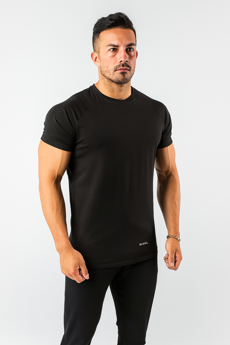 Men’s Quick-Dry Training T-Shirt – BLACK