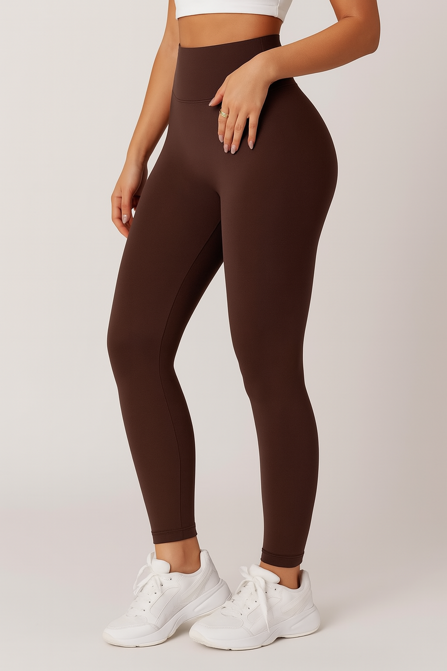 Impact Seamless Leggings – Women’s Scrunch Fitness & Yoga Pants - BROWN